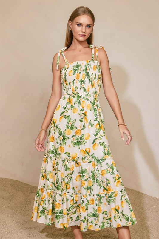 When Life Gives You Lemons Maxi Dress