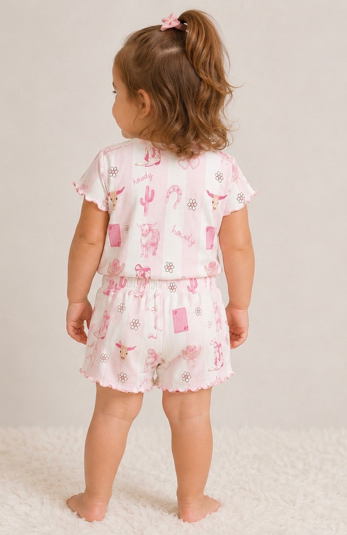 Howdy Honey Short Set