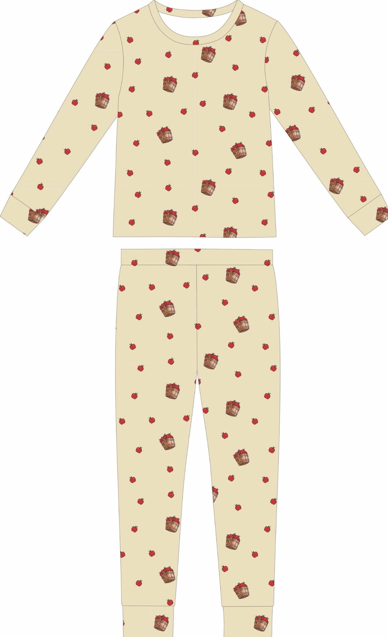 Falling for Apples Long Sleeve Set