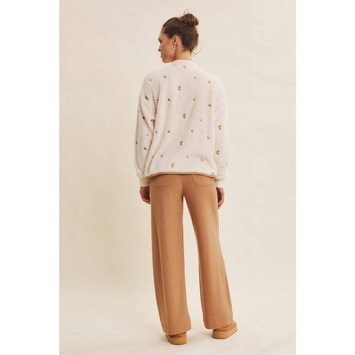 Lola Embroidered  Fleece Jacket