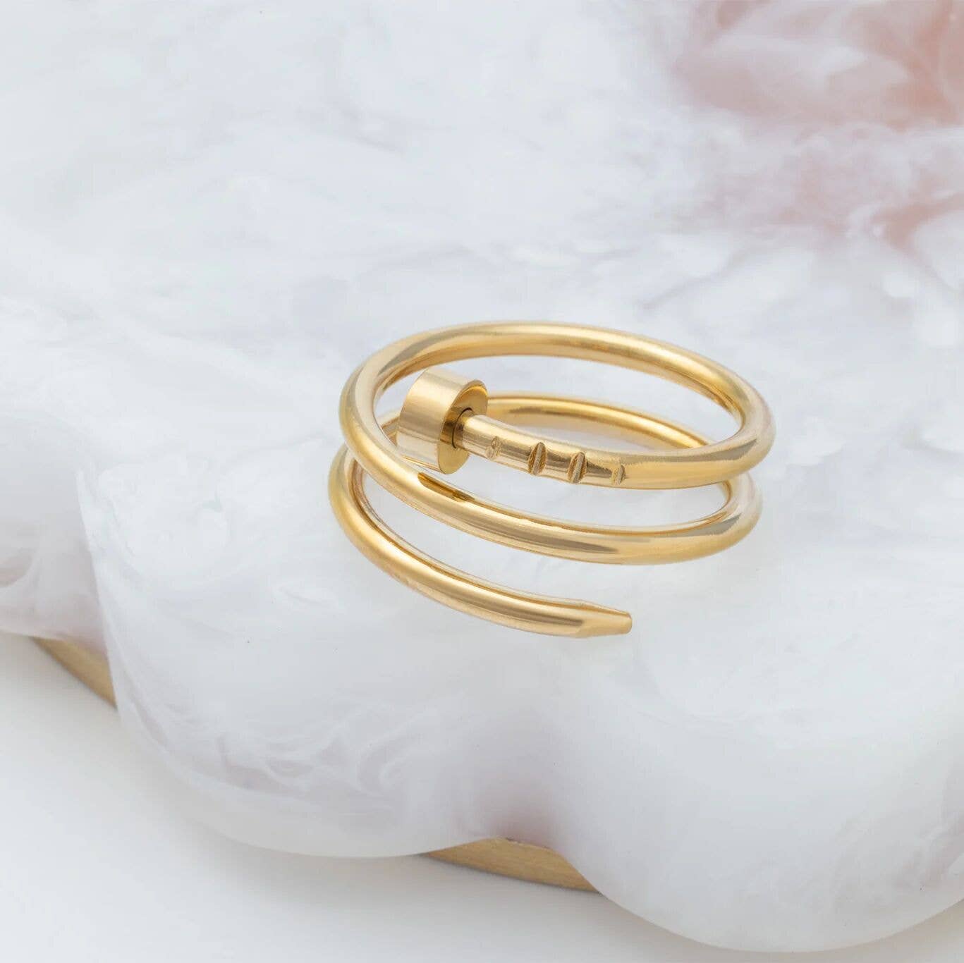 Twisted Nail Ring