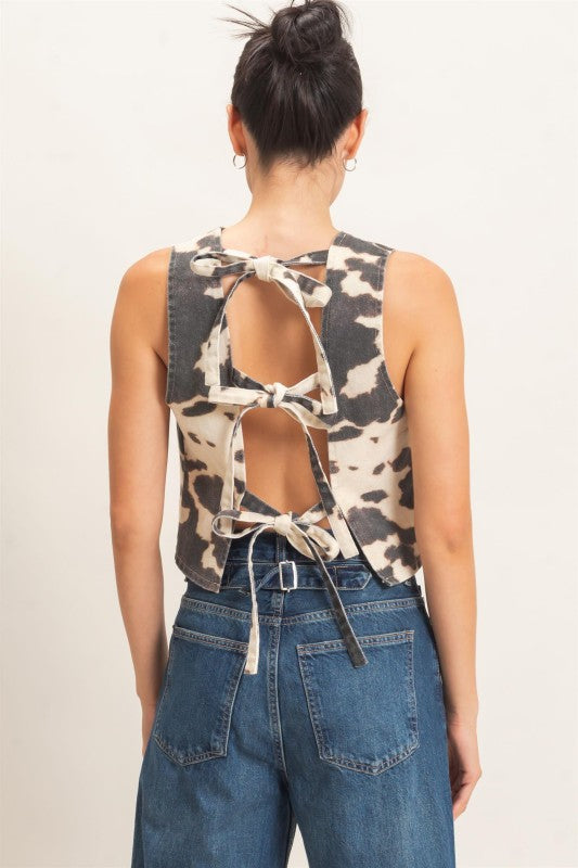 Austyn Animal Print Top
