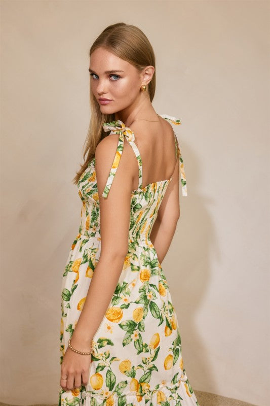 When Life Gives You Lemons Maxi Dress