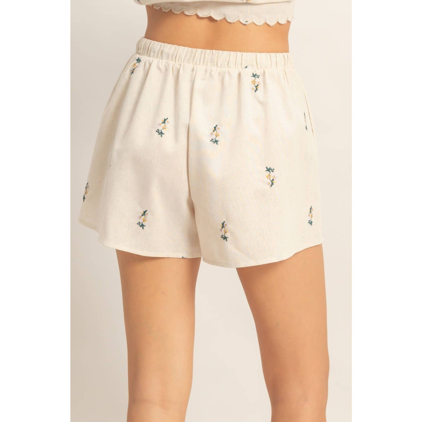 Magnolia Drawstring Shorts