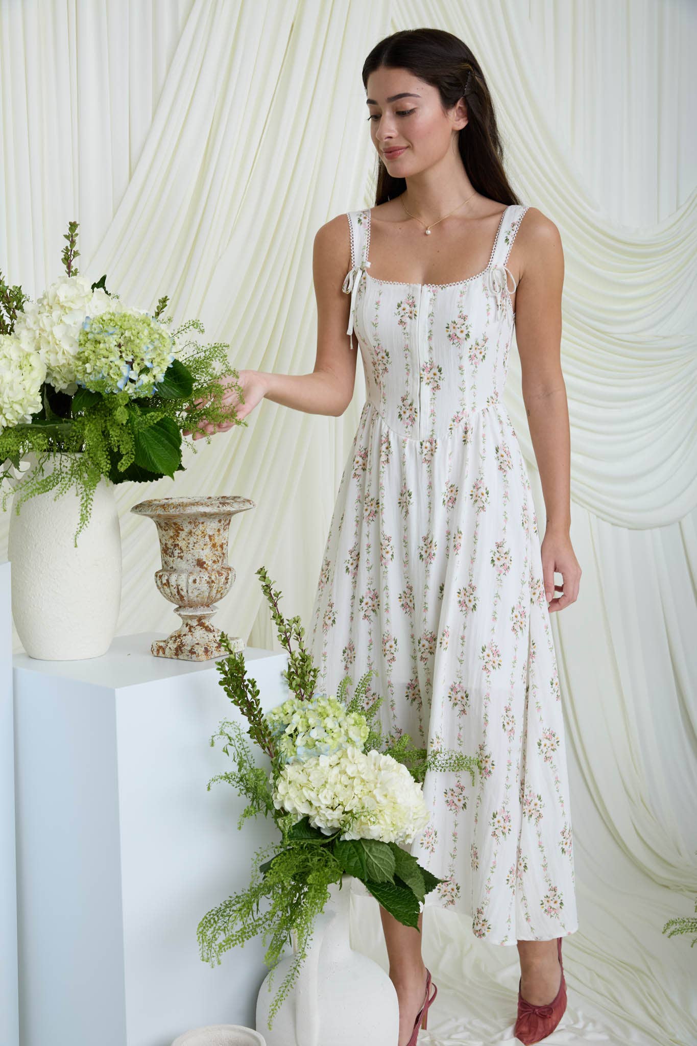 Peyton Floral Corset Dress