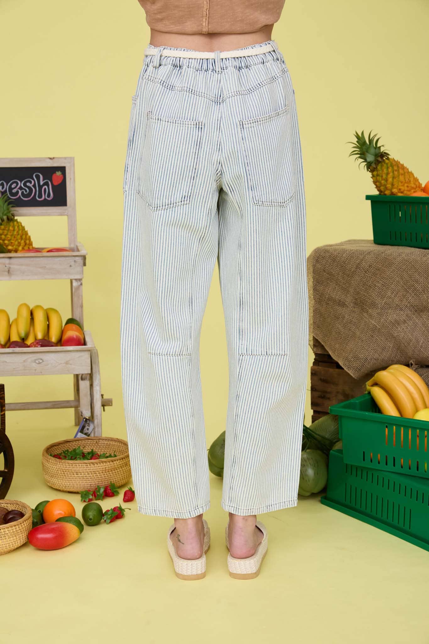 Bailey Stripe Denim Pants