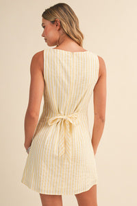 Coastal Striped Mini Dress