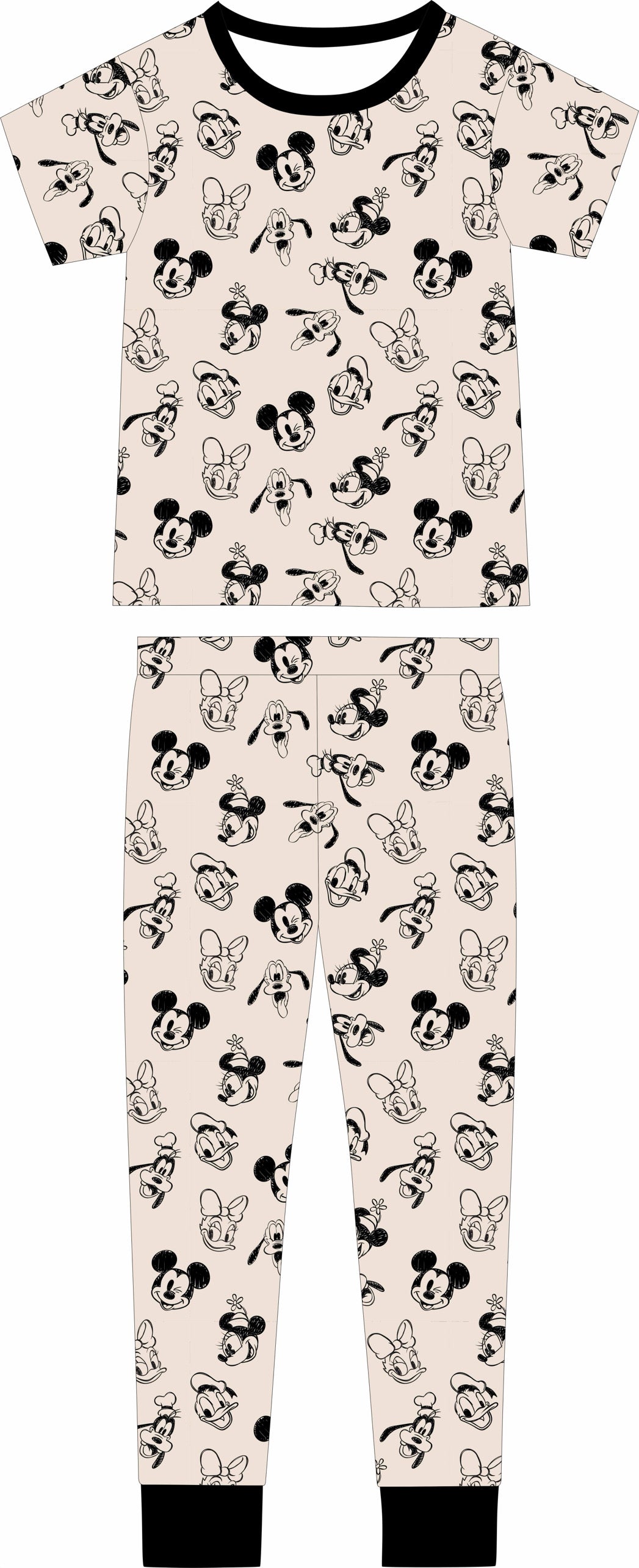 Vintage Mouse Two Piece Set