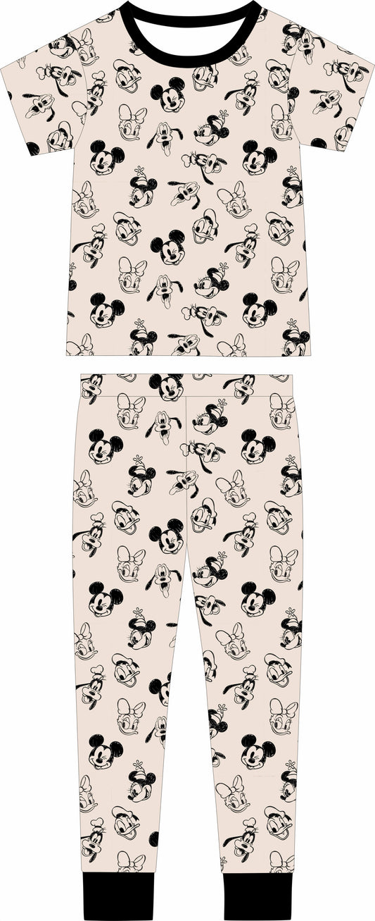 Vintage Mouse Two Piece Set