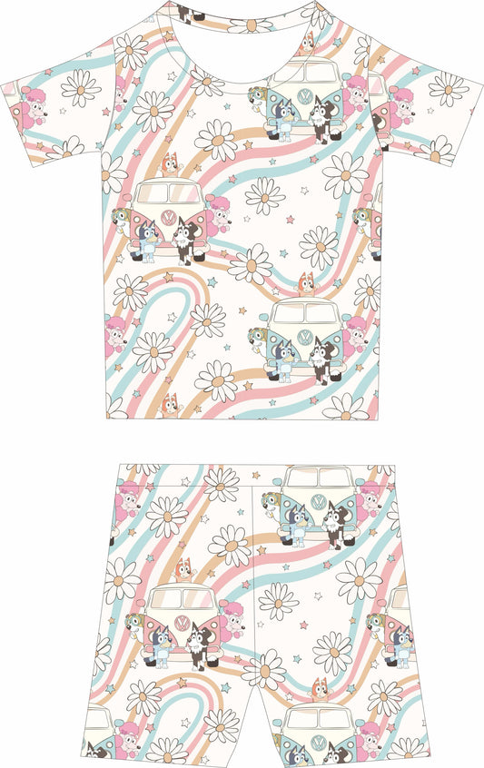 Groovy Dog Short Set