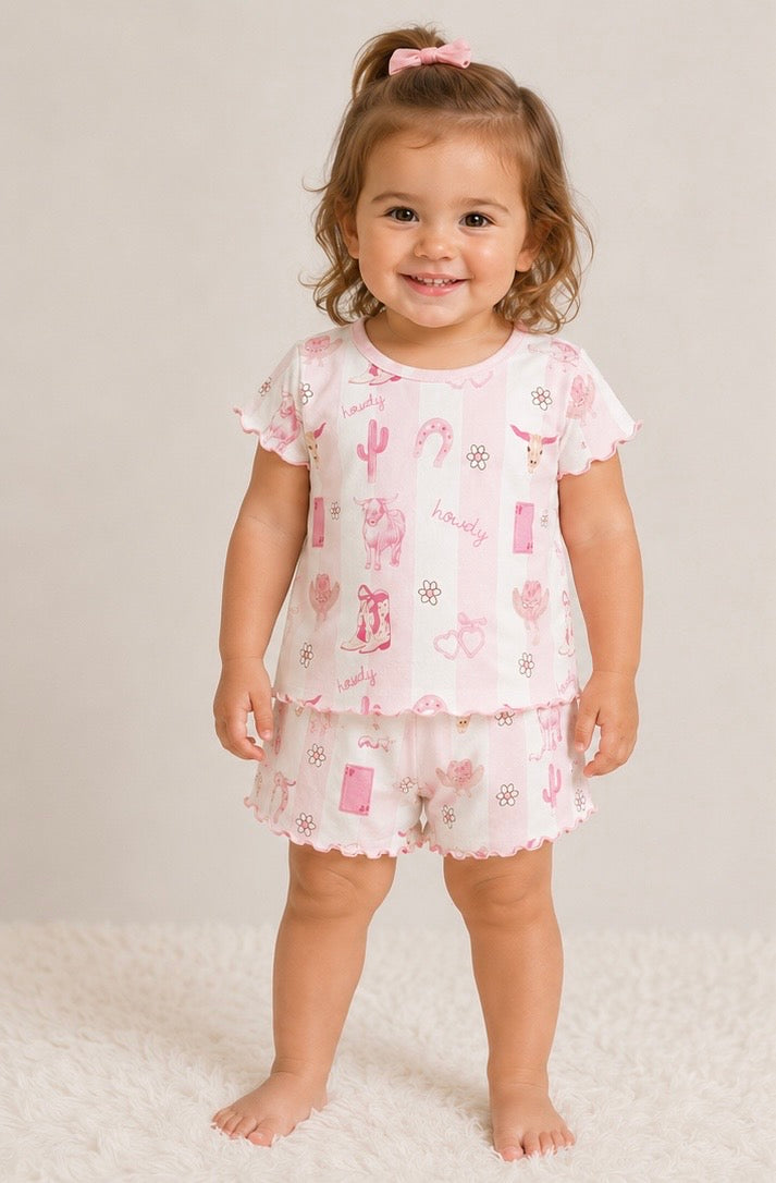 Howdy Honey Short Set