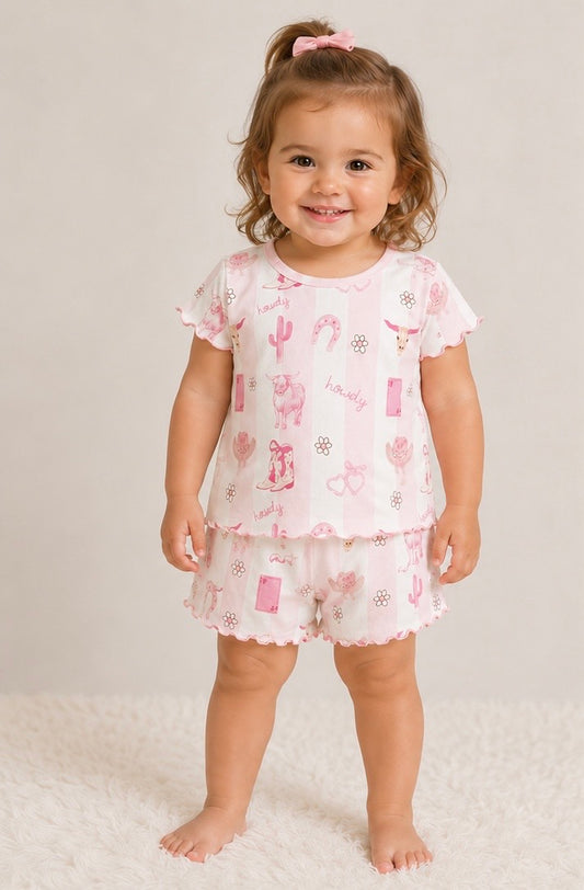 Howdy Honey Short Set