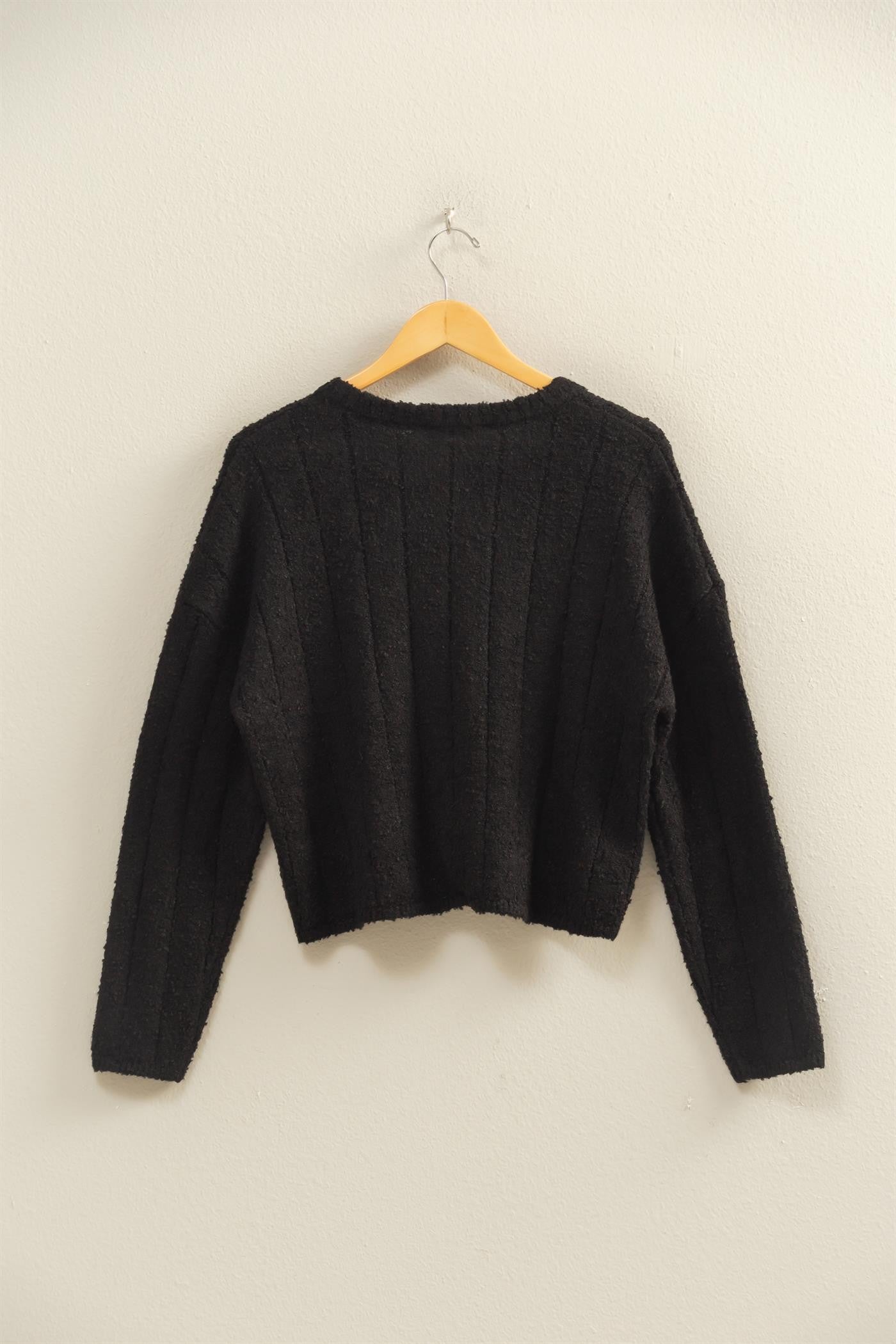 Morgan Ribbed Textured Sweater