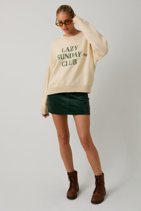 Lazy Sunday Club Sweater