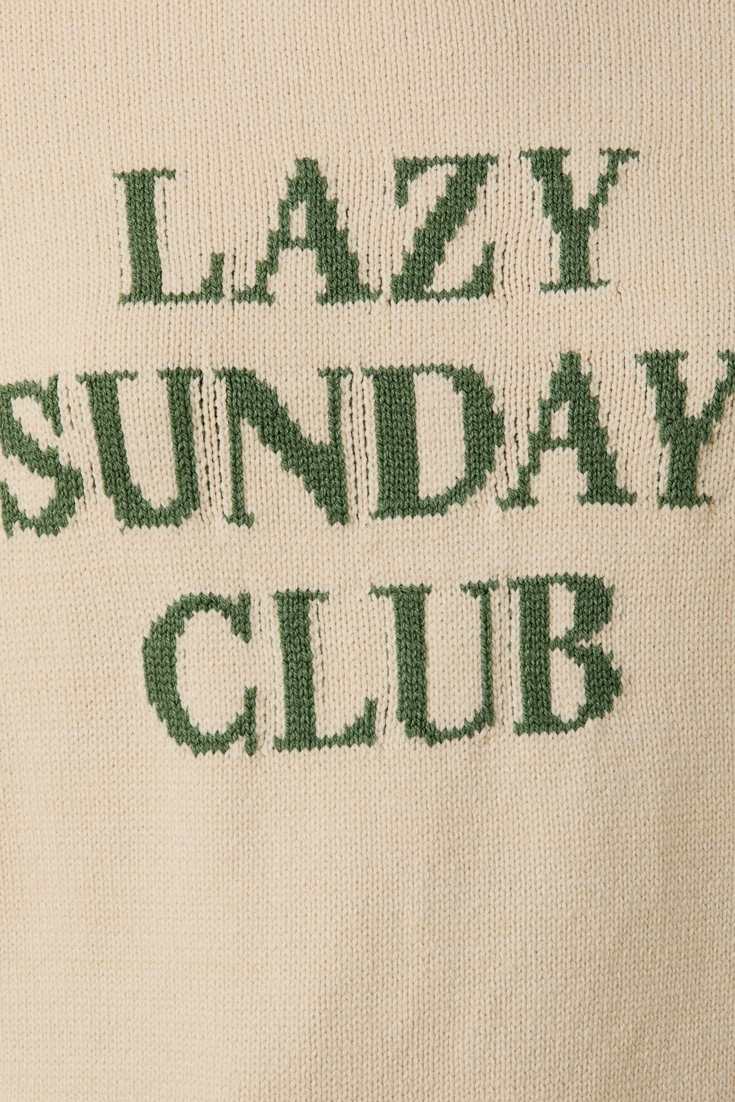 Lazy Sunday Club Sweater