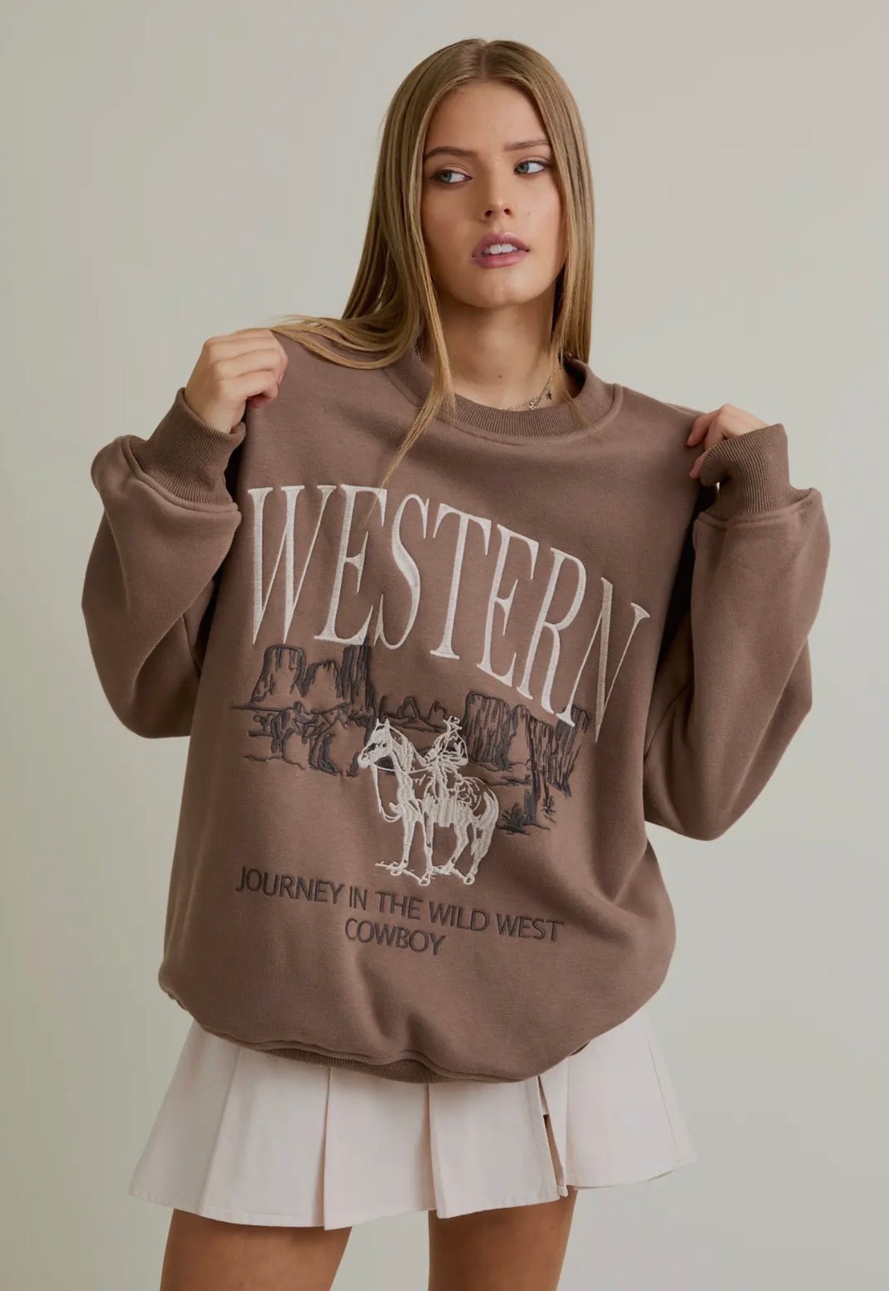 Western Graphic Sweatshirt