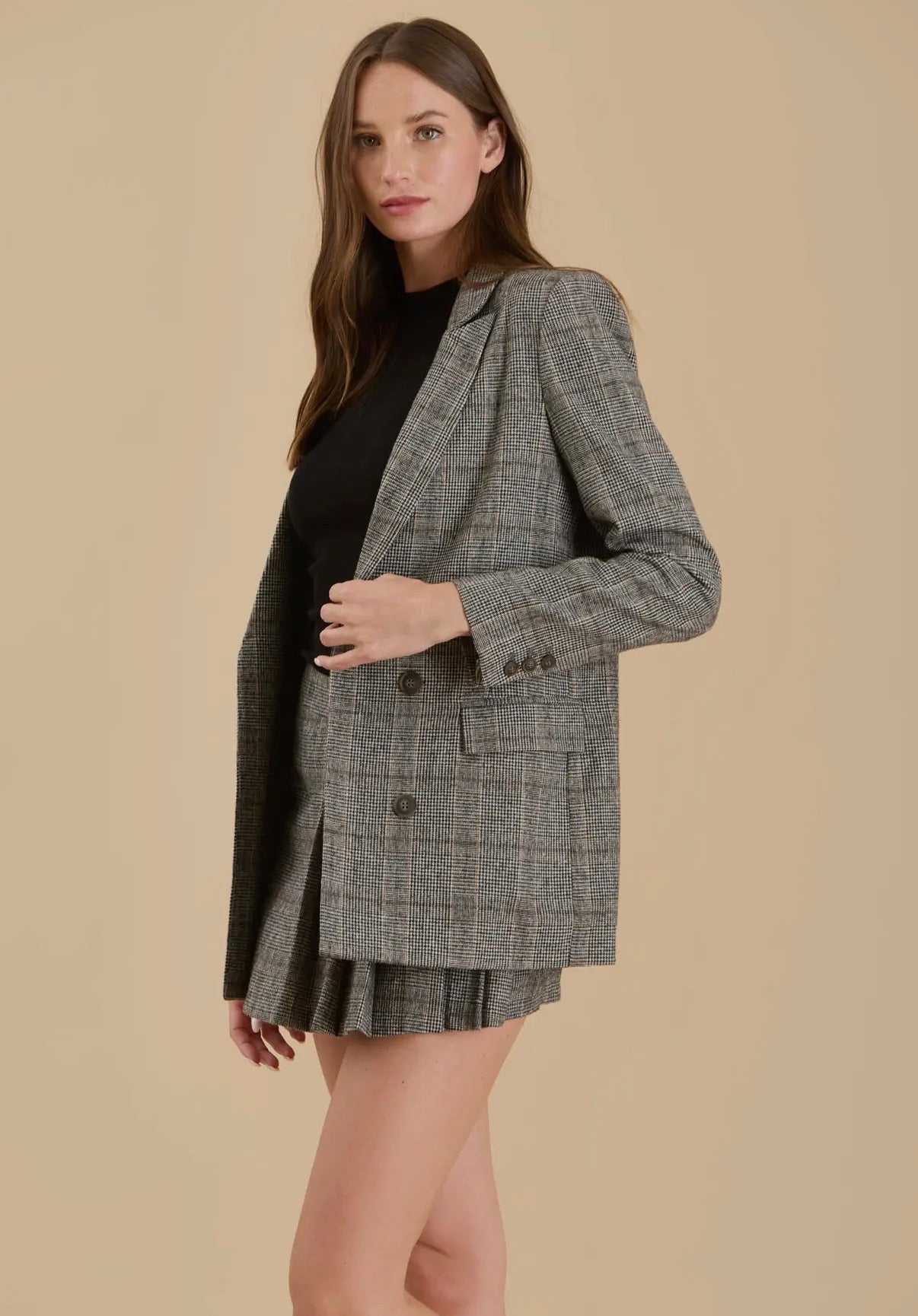 Hunter Plaid Blazer