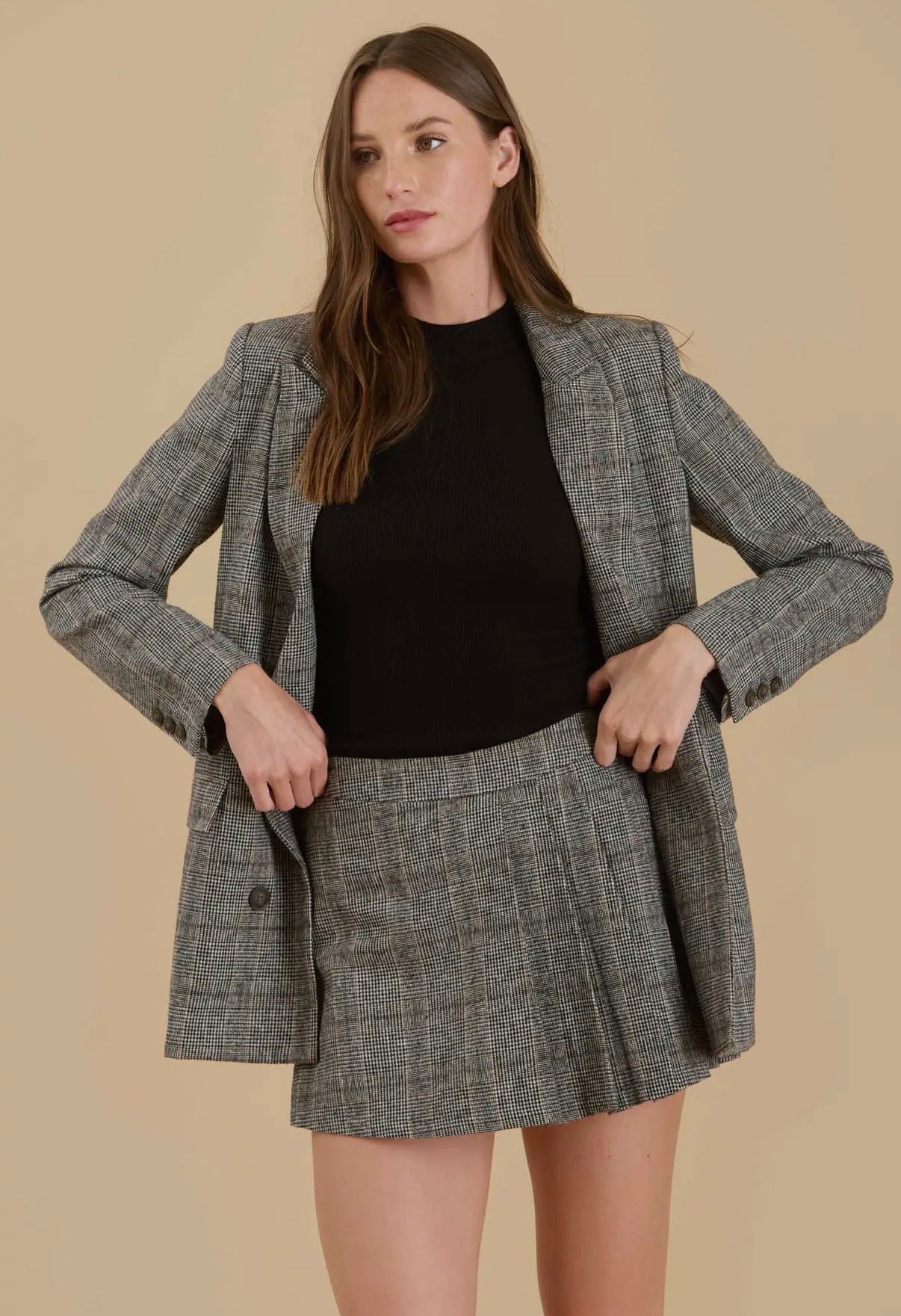 Hunter Plaid Blazer