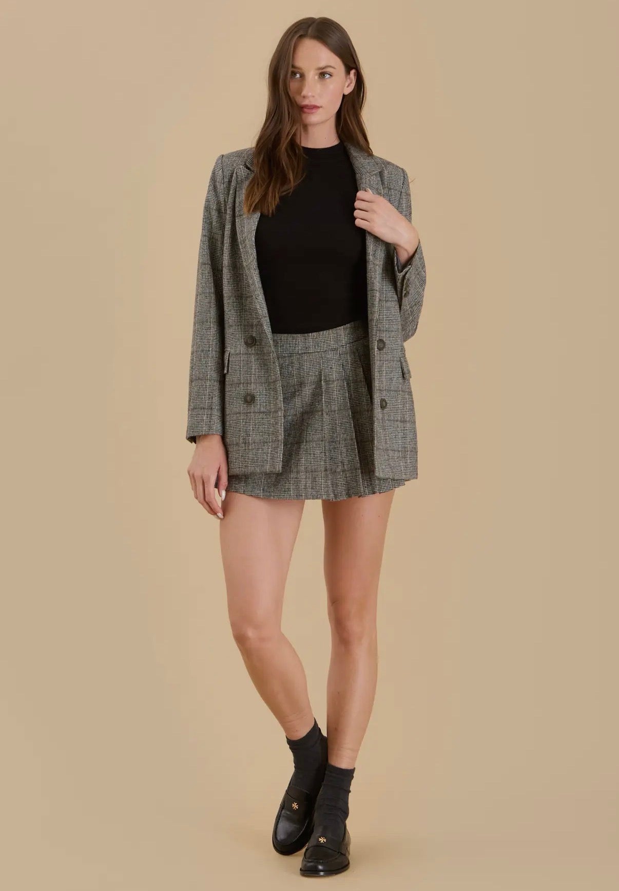 Hunter Plaid Blazer