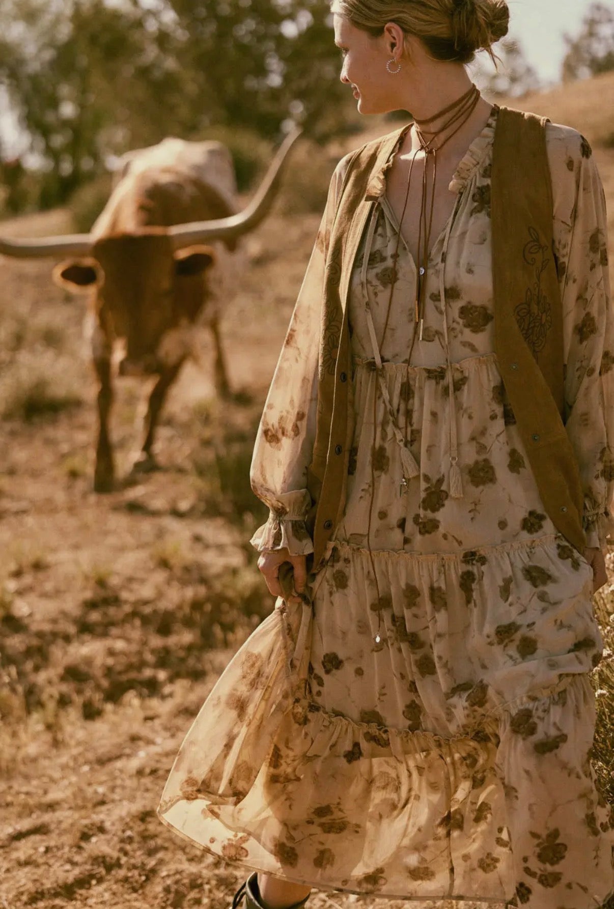 Stetson Floral Midi Dress