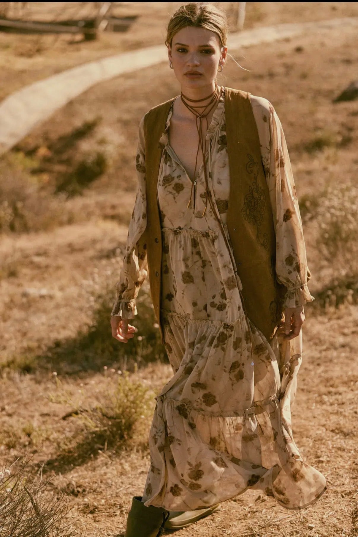 Stetson Floral Midi Dress