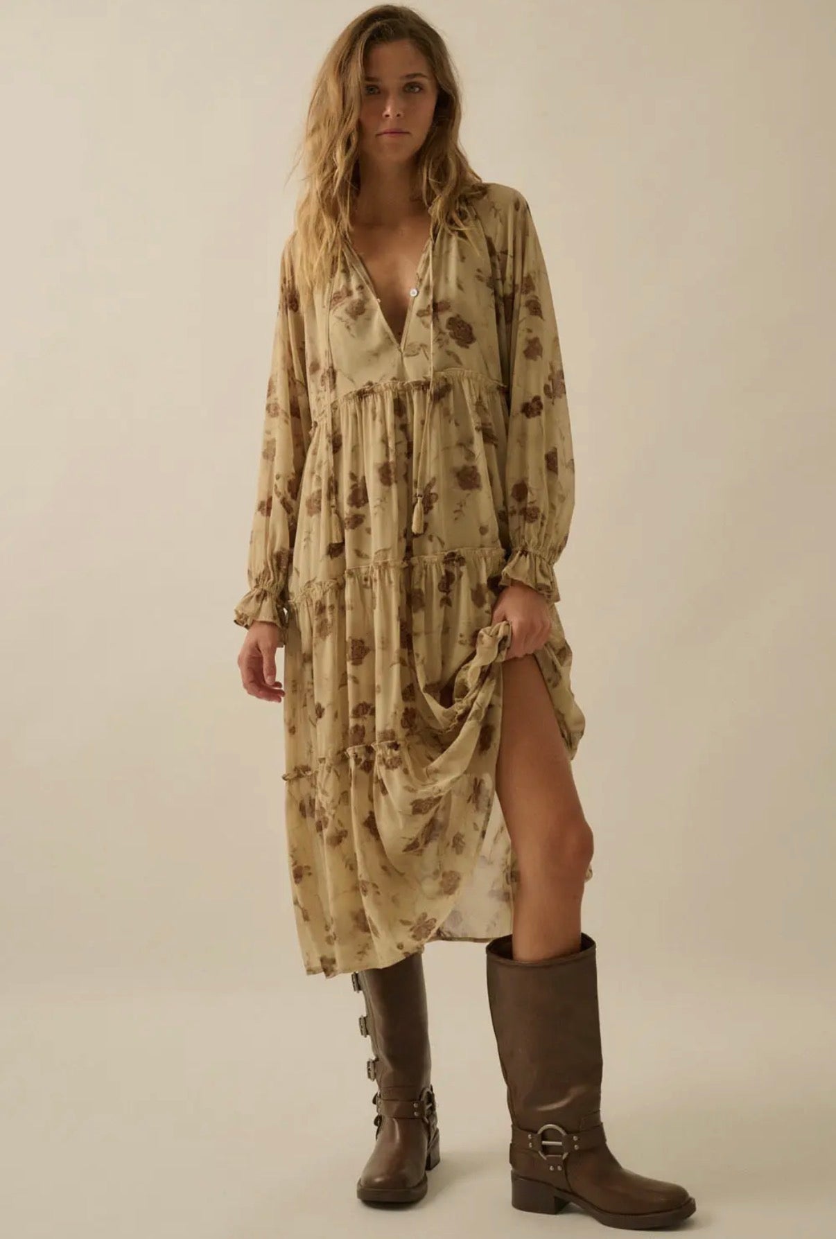 Stetson Floral Midi Dress