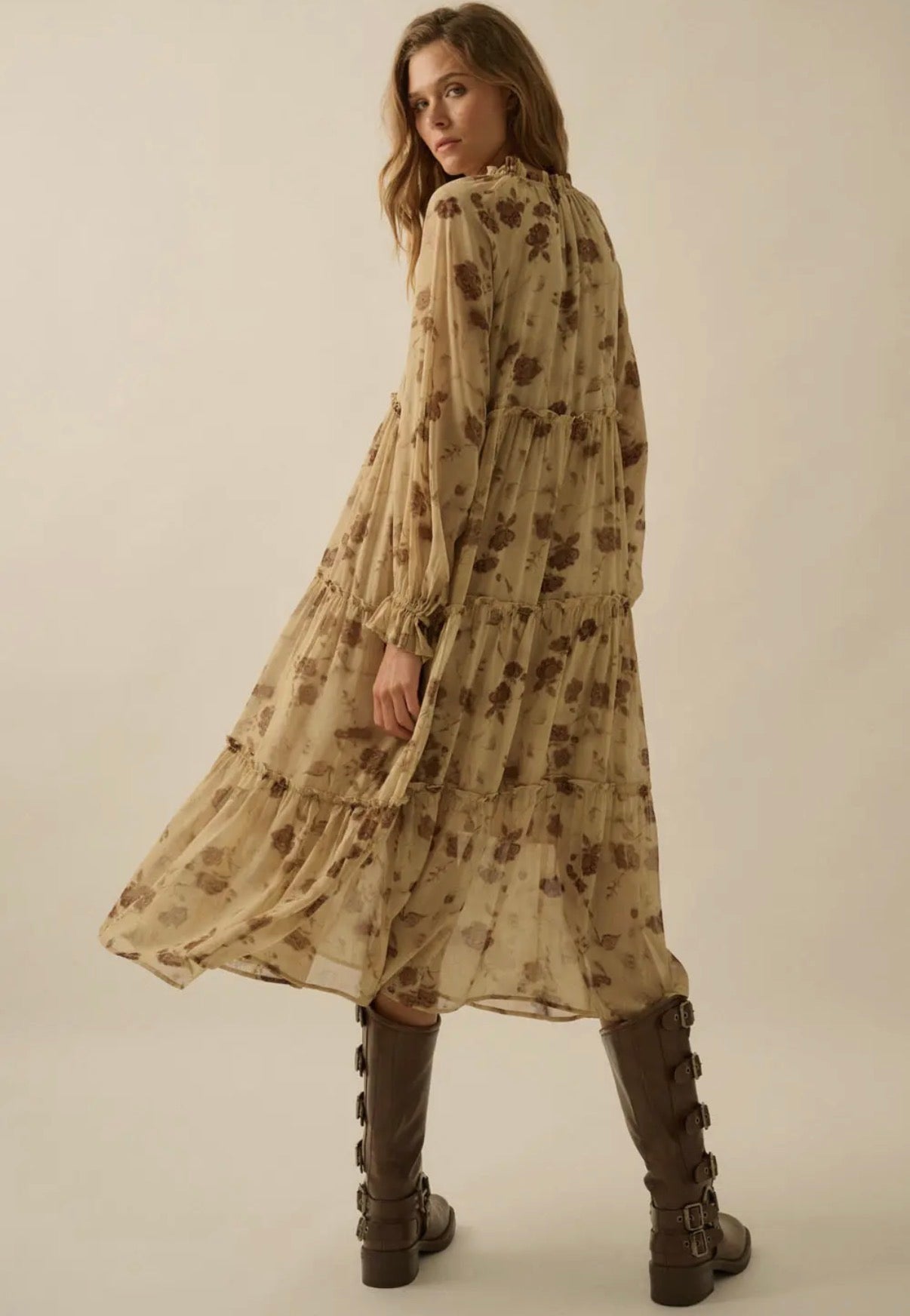 Stetson Floral Midi Dress