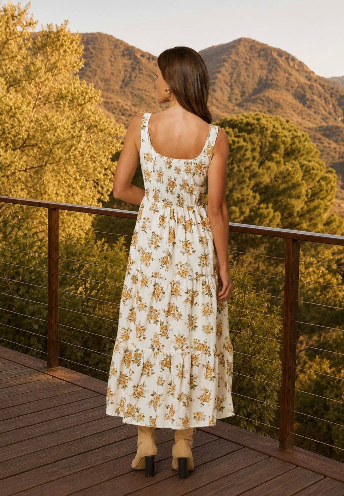 Quinn Floral Midi Dress