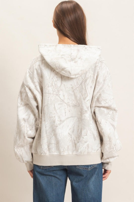 Camo Texas Longhorn Zip Up