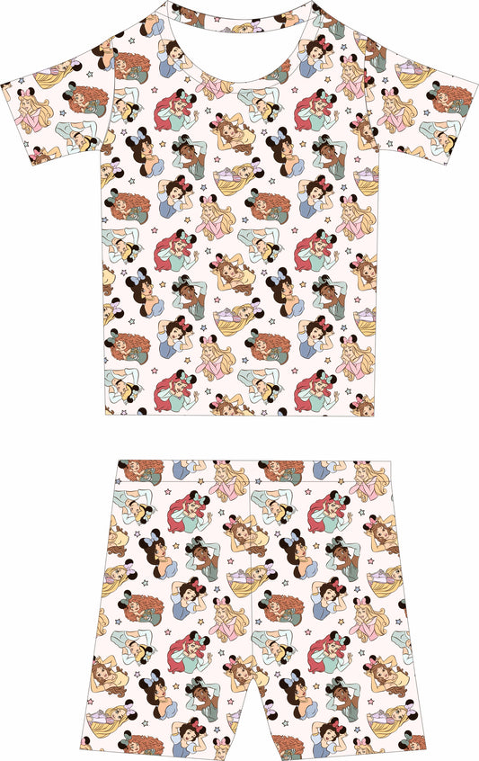 Princess Mouse Ears Short Set