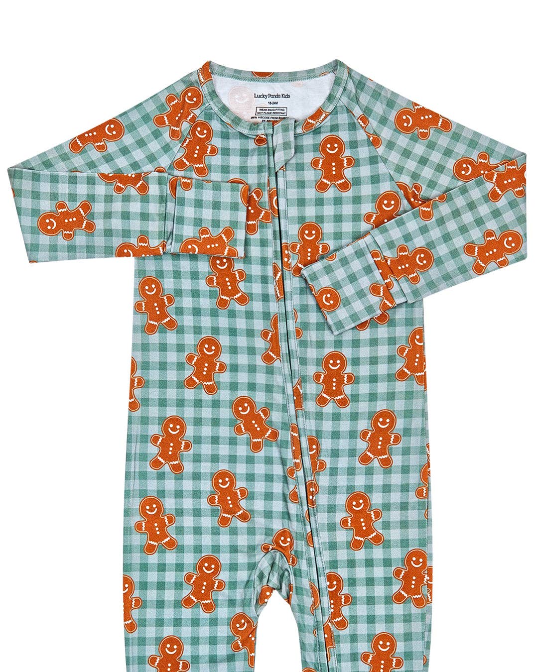 Gingybread Man Zip Up Onesie