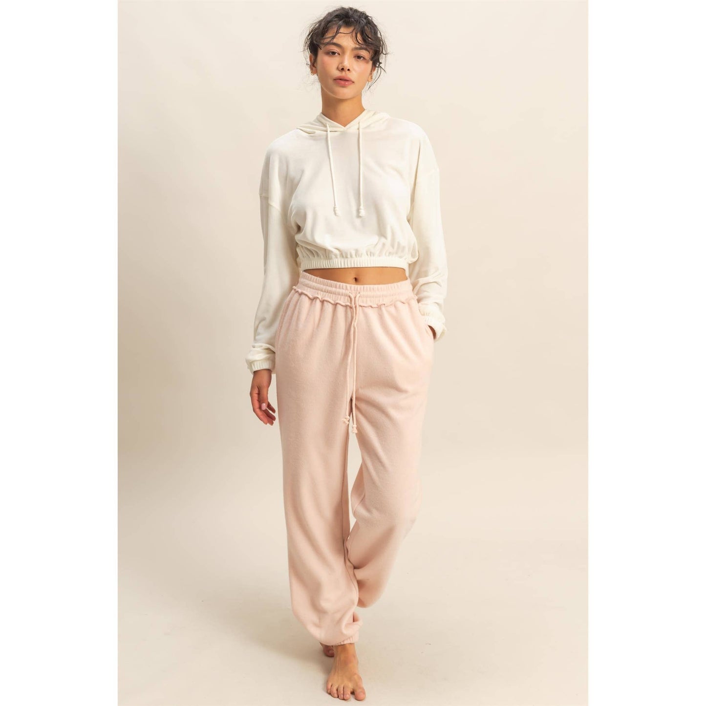 Lucy Seam High Waisted Jogger Pants