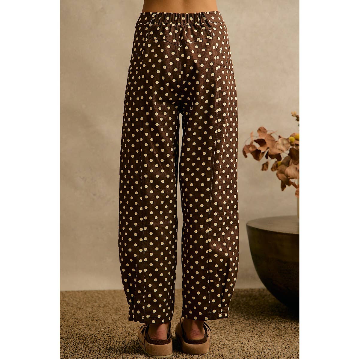 Tilly Polka Dot Barrel Pant