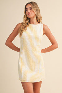 Coastal Striped Mini Dress