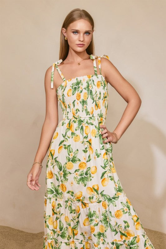 When Life Gives You Lemons Maxi Dress