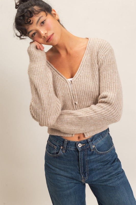 Charlie Ribbed Cardigan