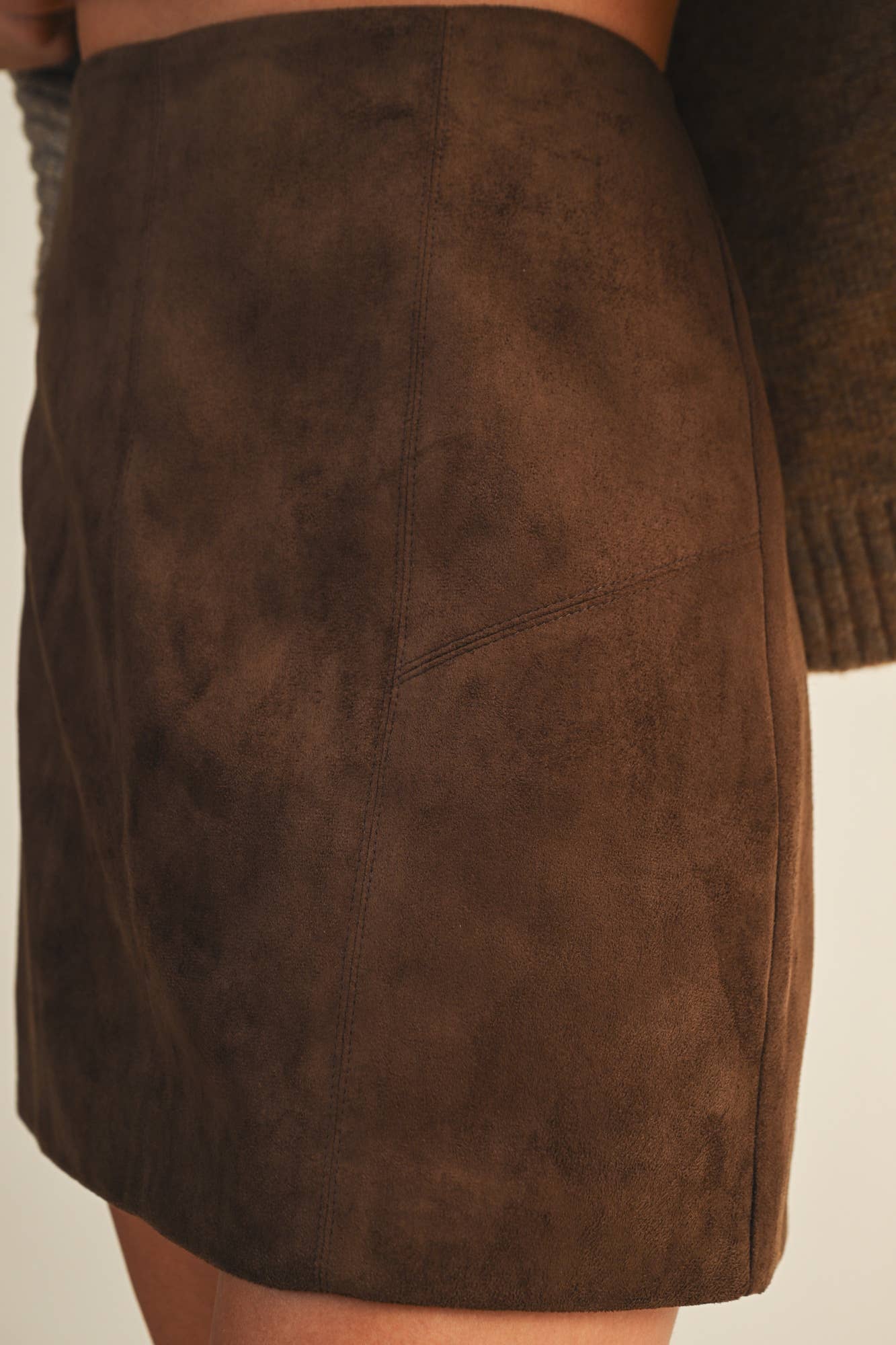 Sadie Suede Mini Skirt