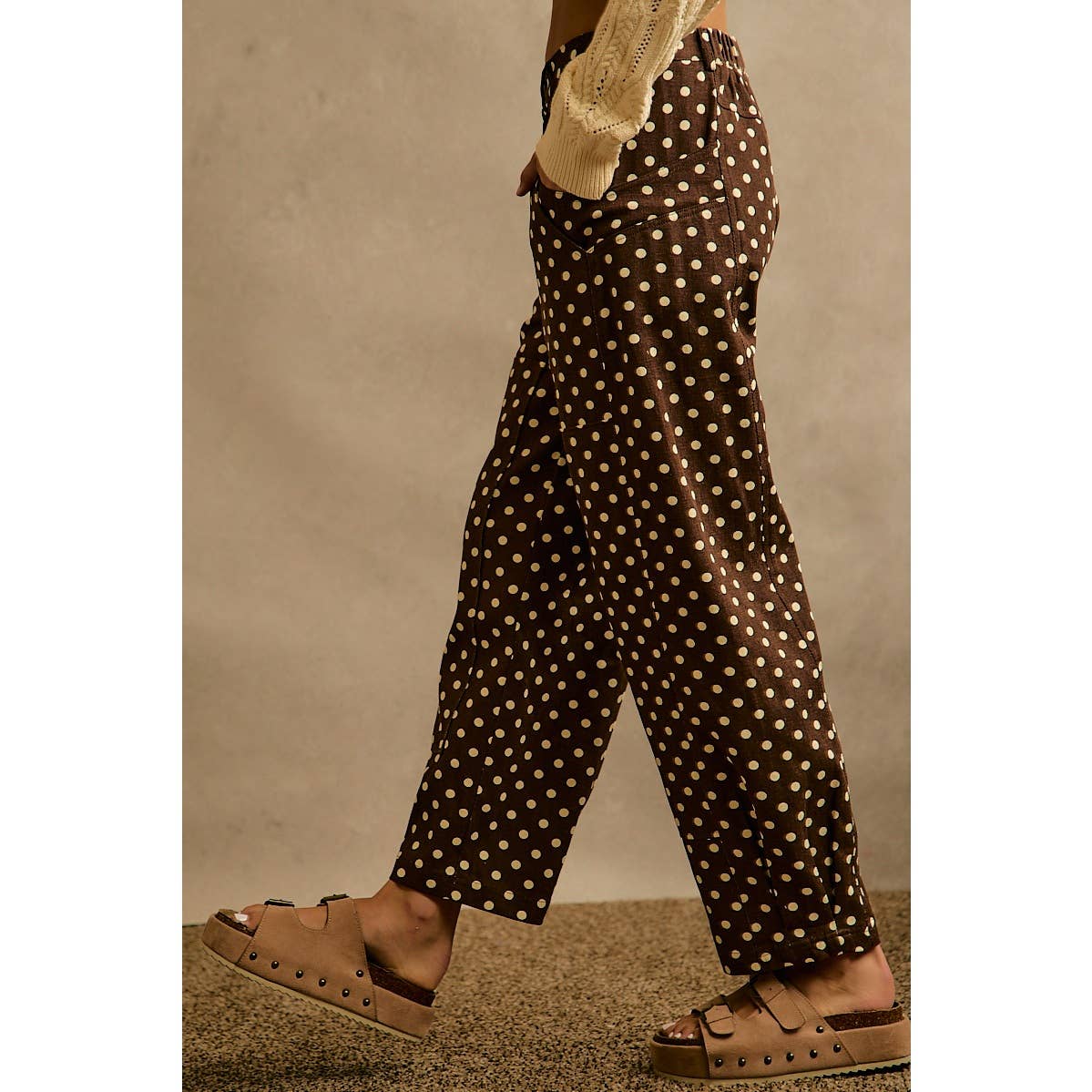 Tilly Polka Dot Barrel Pant