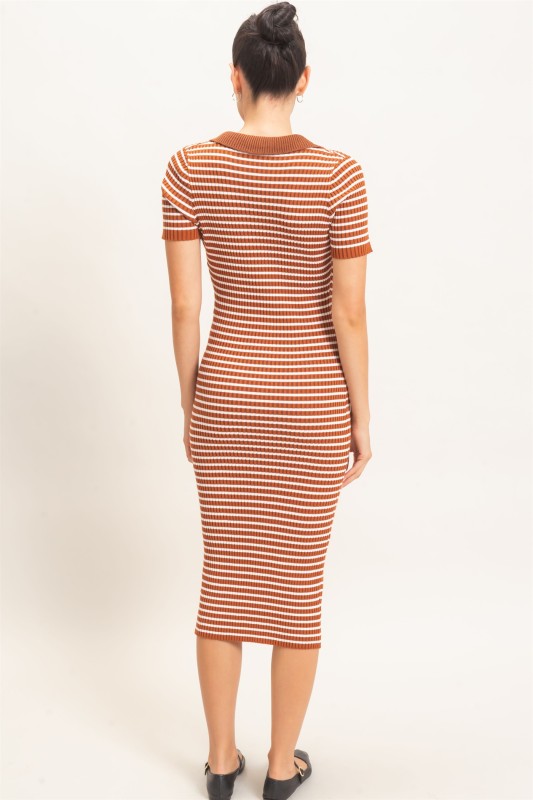 Hattie Ribbed Midi Dress