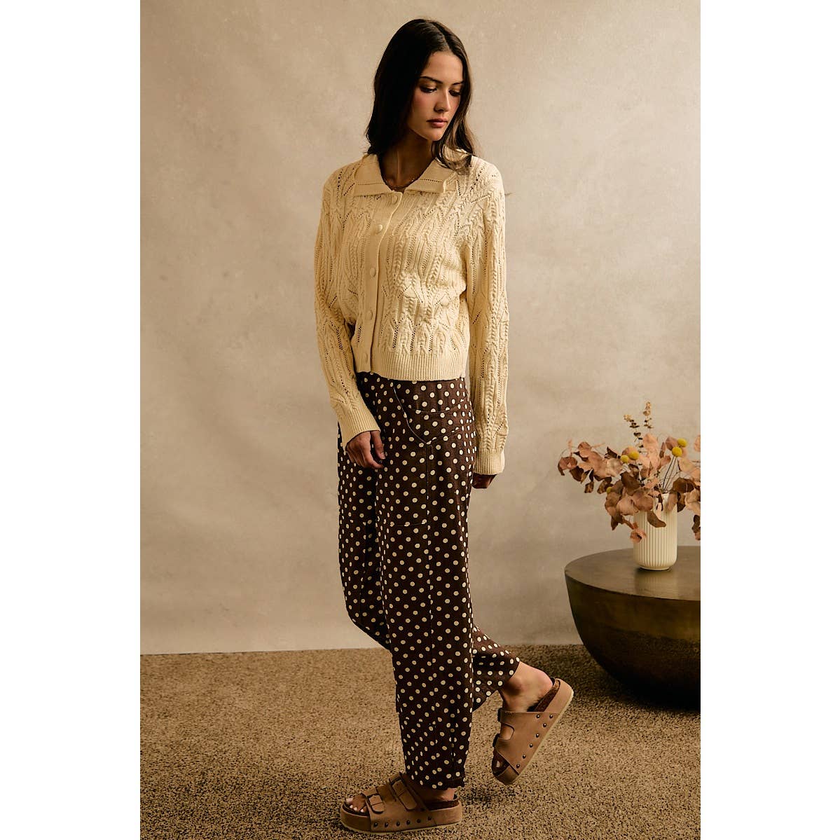 Tilly Polka Dot Barrel Pant