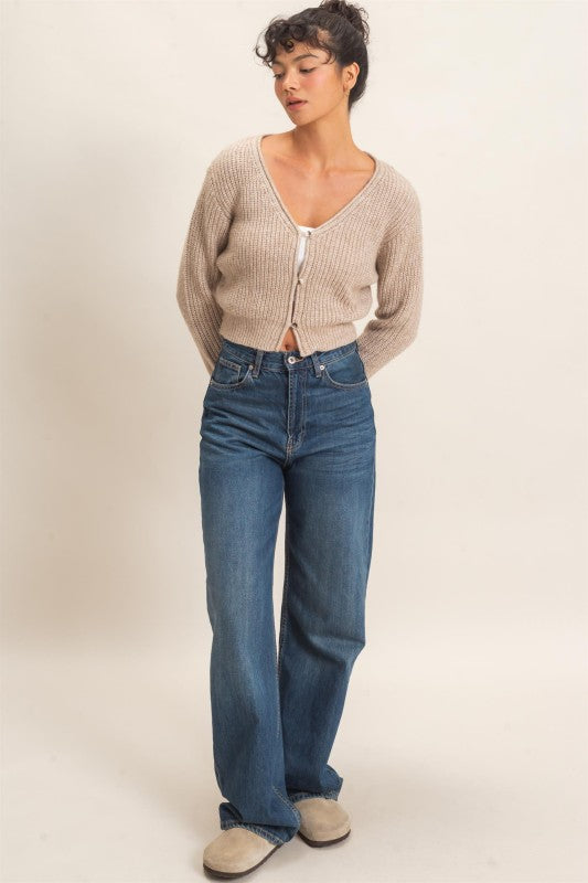 Charlie Ribbed Cardigan