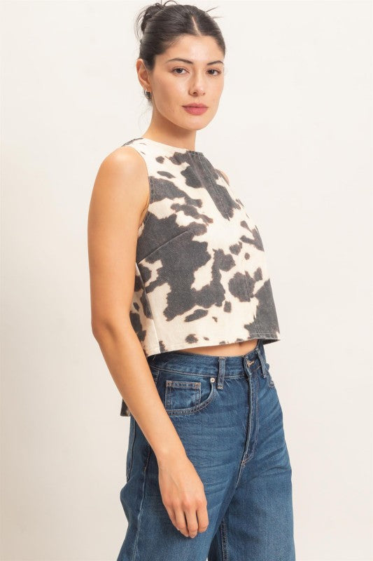 Austyn Animal Print Top