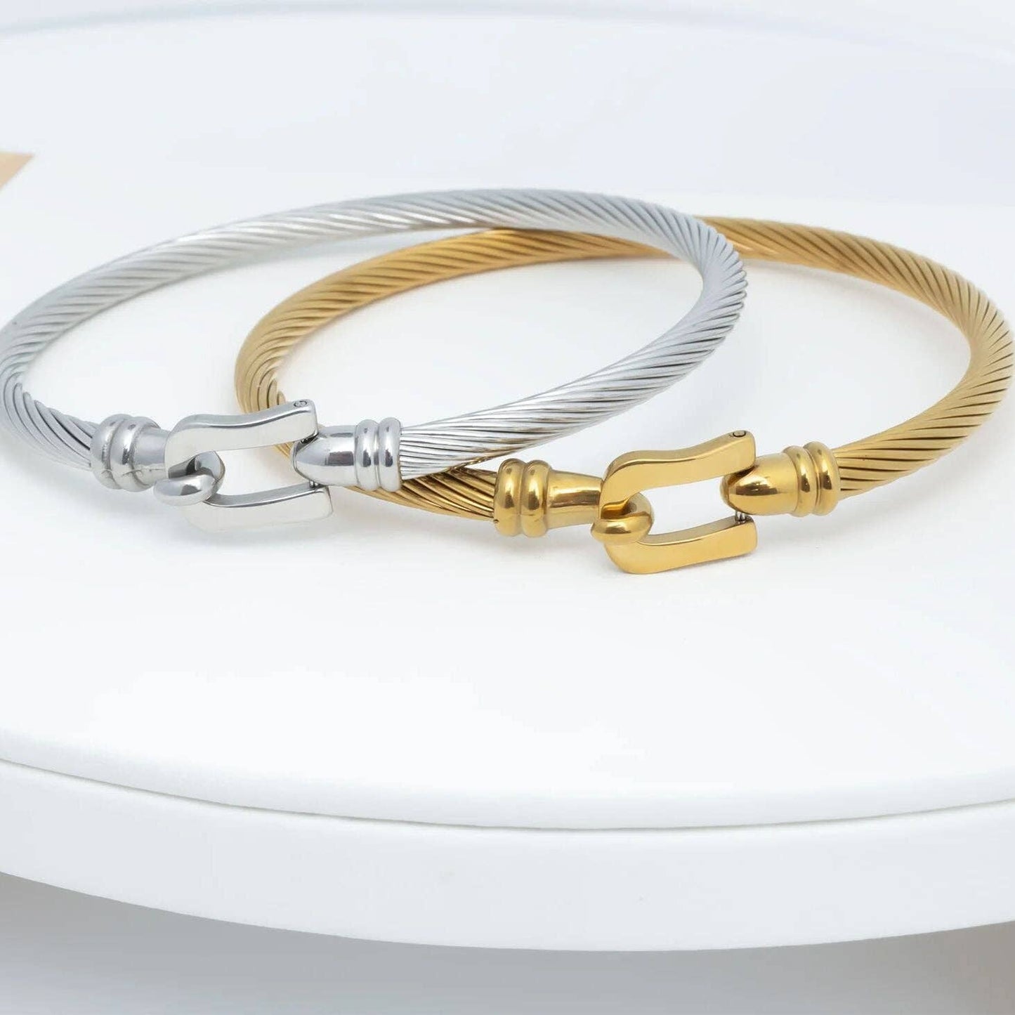 Khari  Buckle Clasp Bangle Bracelet
