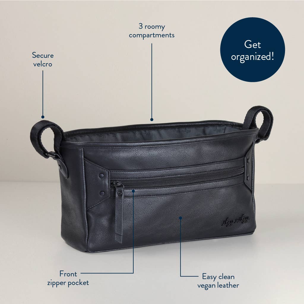 Matte Black Stroller + Wagon Caddy