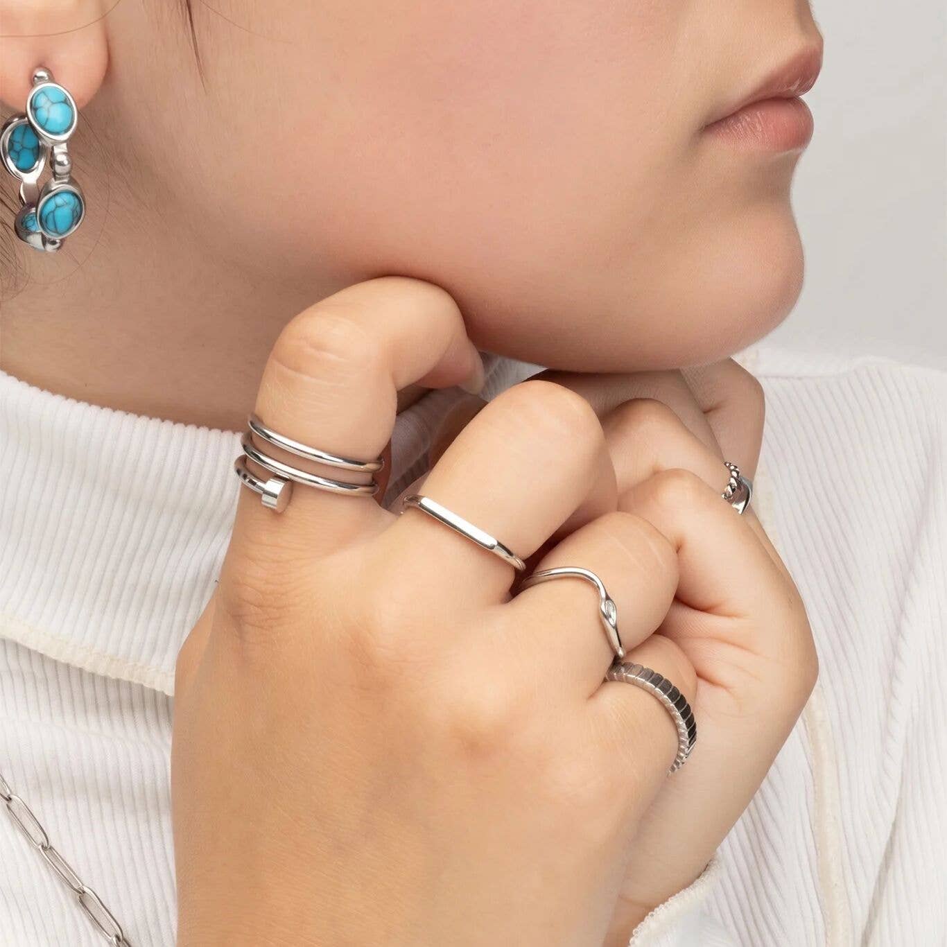 Twisted Nail Ring