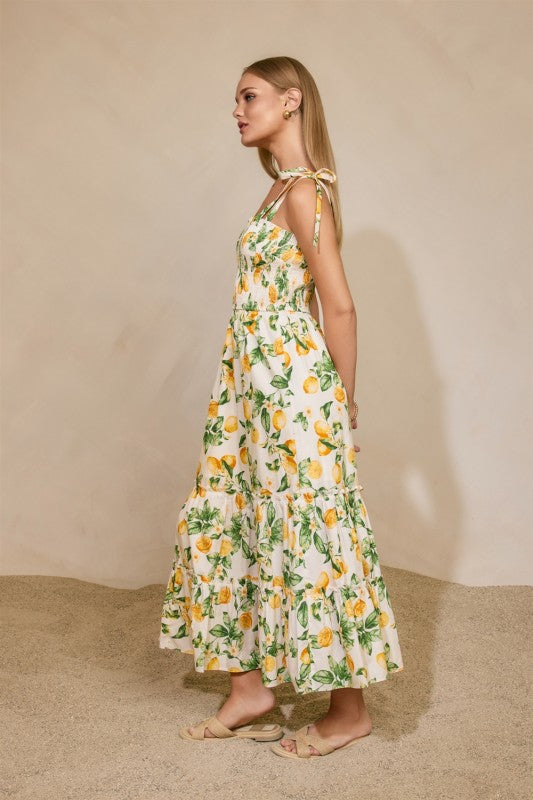 When Life Gives You Lemons Maxi Dress