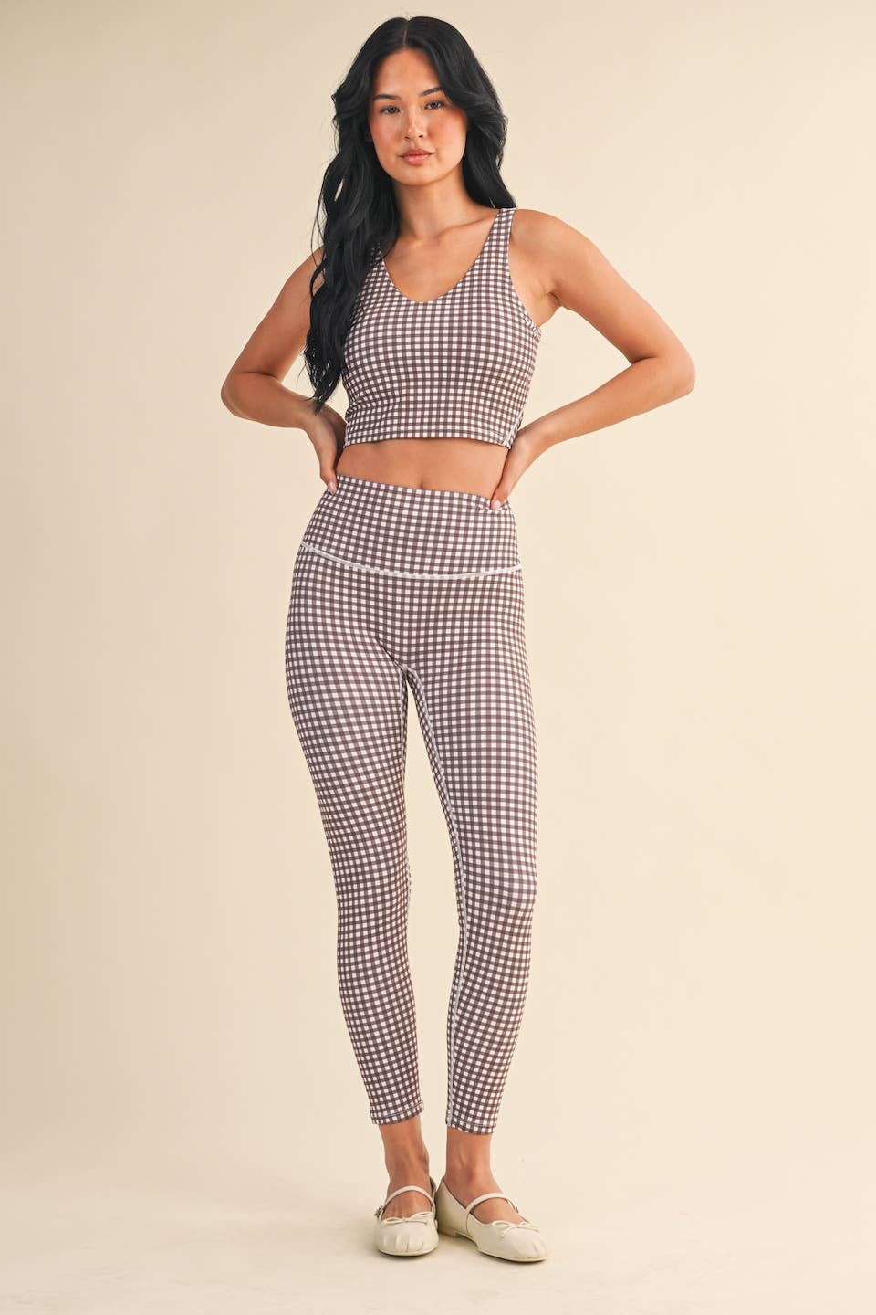 Paisley Gingham Tank Top