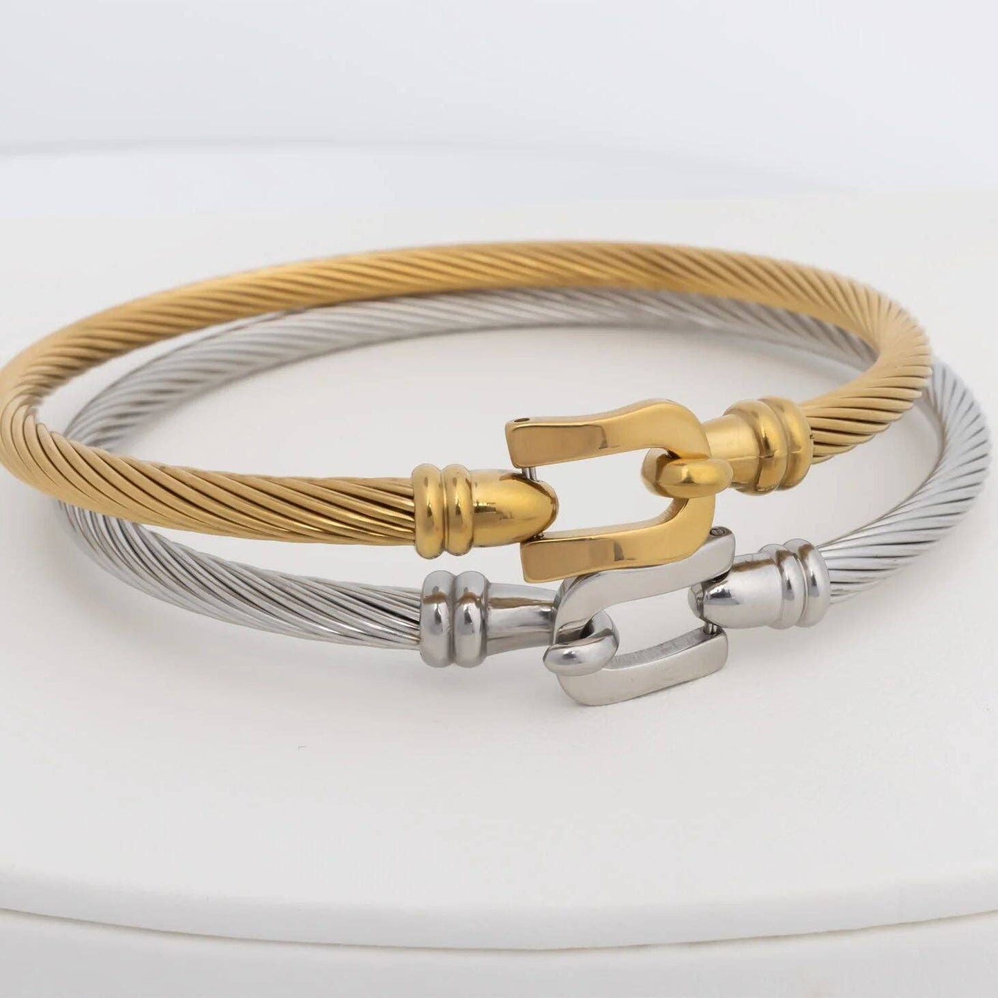 Khari  Buckle Clasp Bangle Bracelet