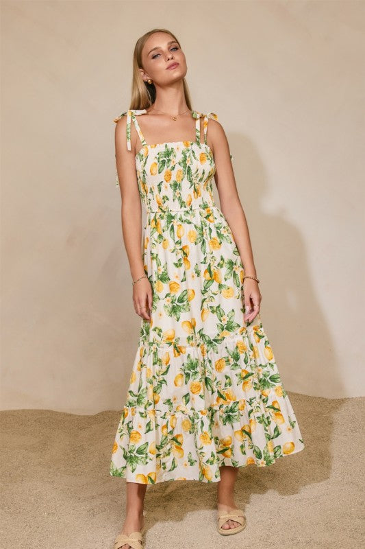 When Life Gives You Lemons Maxi Dress